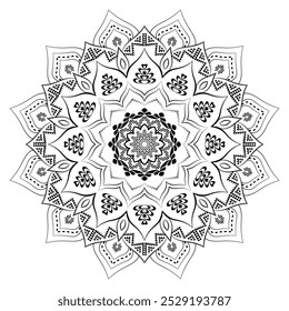 Elegant Realistic Mandala Pattern Background