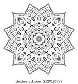 Elegant Realistic Mandala Pattern Background