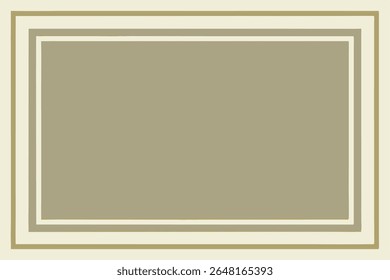 Elegant rectangular frame on a white background perfect for design projects