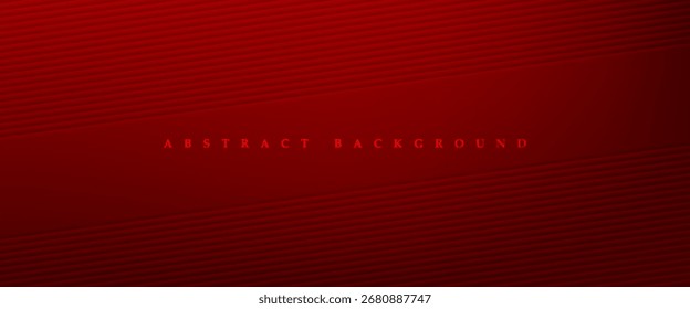 Elegant red abstract vector background with soft diagonal stripes and gradient effect. Perfect for banners, posters, presentations, and modern digital designs.
