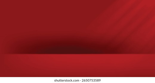 Elegante fundo vermelho decorado com fitas douradas e efeitos de luz cintilante. Os fundos são ideais para comemorar feriados, aniversários e ocasiões especiais. ou cerimônia de premiação.
