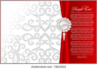 Elegant red background
