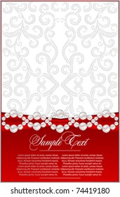 Elegant red  background