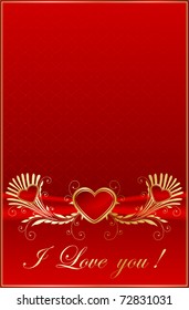 Elegant red background for design