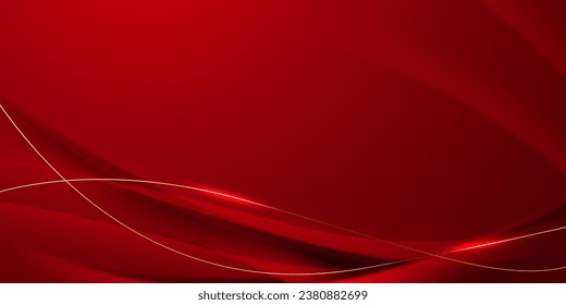 Elegant red background design for banner vector illustration