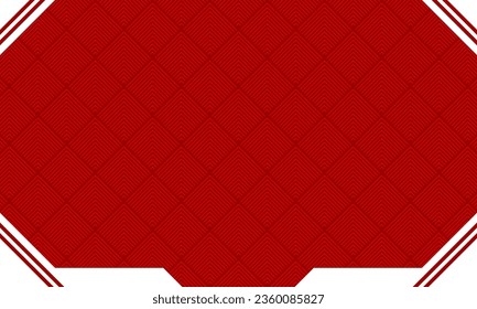 Elegant red background with pattern and white accent