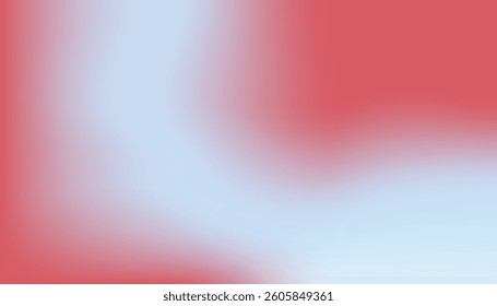 Elegant Red and Blue Gradient Blur with Soft Transition Effect