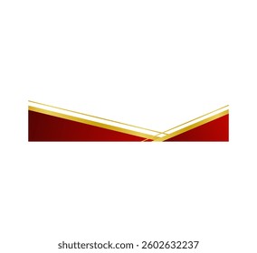 Elegant Red Gold Certificate Frame