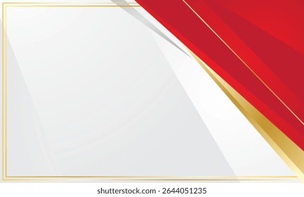 Fondo abstracto elegante del gradiente del oro rojo para el certificado