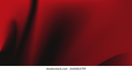 Fundo abstrato gradiente vermelho elegante em tecido texturizado preto escuro. Ideal para banners de luxo, cenários elegantes, anúncios digitais ou projetos de marca.