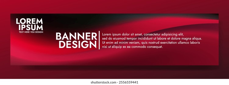 Elegant Red Gradient Background Template for Website