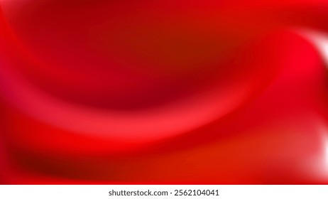 Elegant red gradient. Light and shadow blurred, flowing effect. For Christmas, Valentine Day cards and modern branding and packaging. Vector illustration, EPS 10.