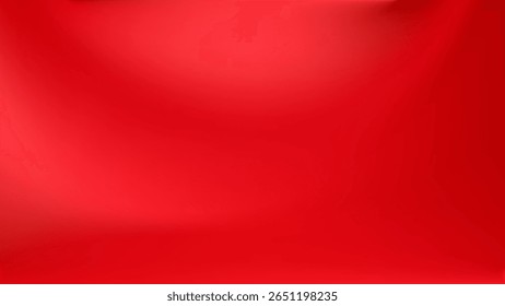 Elegant red gradient. Light and shadow blurred, flowing effect. For Christmas, Valentine Day cards and modern branding and packaging. Vector illustration, EPS 10.