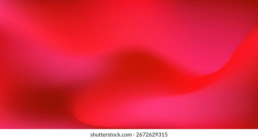 Elegant red gradient. Light and shadow blurred, flowing effect. For Christmas modern