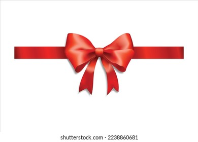 elegant red ribbon for inaguration 