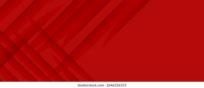 Elegant Red silk satin vector background. Red luxury silk cloth or satin texture with copy text space. Luxury trendy background for presentation, brochure, booklet,poster, banner. Premium Vector EPS10