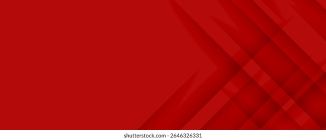 Elegant Red silk satin vector background. Red luxury silk cloth or satin texture with copy text space. Luxury trendy background for presentation, brochure, booklet,poster, banner. Premium Vector EPS10