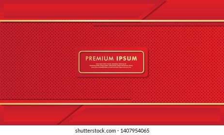 Elegant red wallpaper template design