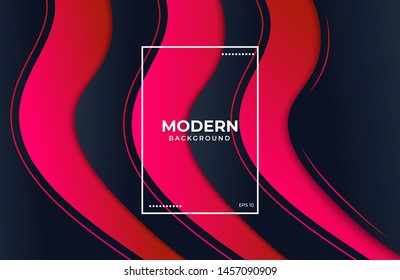 Elegant red wave background. Wavy shape background ideal for banner. poster, landing page, social media