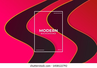Elegant red wave background. Wavy shape background ideal for banner. poster, landing page, social media