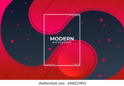Elegant red wave background. Wavy shape background ideal for banner. poster, landing page, social media