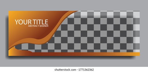 Elegant red web banners of standard sizes for sale. Design template vector