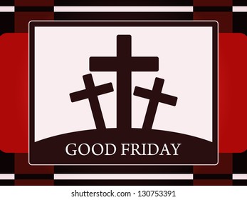 Elegant religious background for good friday. vector illustration