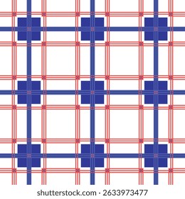 Elegant Repetitive Grid Design Featuring Dark Blue, White, and Light Pink Accents