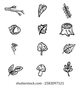 An elegant representation of trees and leaves that reflects the harmony between sustainability and natural beauty