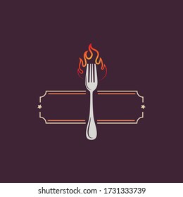 Elegant Restaurant Vintage Vector Logo Design Template Premium.