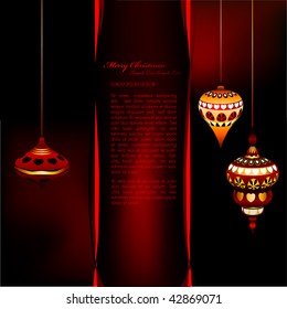 Elegant Retro Christmas Background