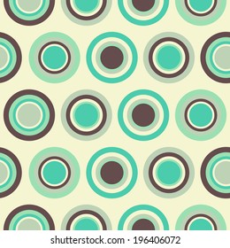 elegant retro seamless pattern with blue and brown pola dots, design element. Scrapbooks, baby shower and wedding cards background