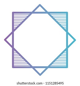 elegant rhombus frame decorative