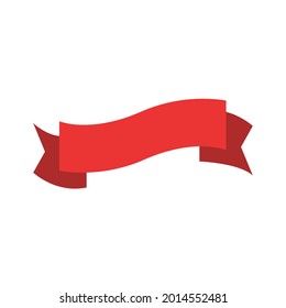 elegant ribbon icon design vector template