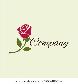 vector elegante de flor de rosa