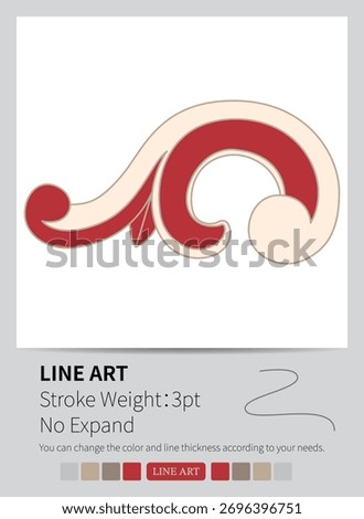 Elegant round Asian design features a classic longevity symbol and traditional decorative patterns.