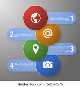 Elegant Round Badges List