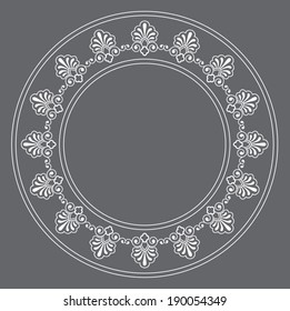 Elegant round border