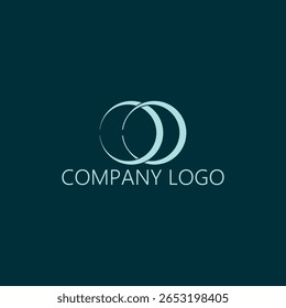 Elegant round business logo design 