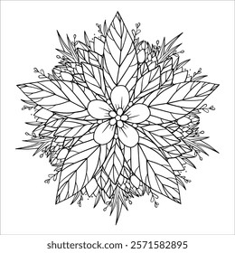 elegant round floral decorations for boho style gifts