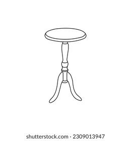 Elegantes Round Table Line Modernes kreatives Design