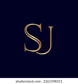 ELEGANT ROYAL AMAZING GOLD WOMEN BEAUTY LOGO LETTER SU