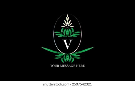 Elegant royal heraldic initial V logo. Business monogram crest, sign, emblem, identification for restaurant, royalty, boutique, hotel.