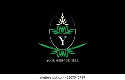Elegant royal heraldic initial Y logo. Business monogram crest, sign, emblem, identification for restaurant, royalty, boutique, hotel.