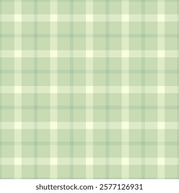 Elegant sage green and cream plaid pattern. Perfect for textile design, wallpaper, website backgrounds, or packaging.  Subtle texture adds sophistication. Ideal for springsummer projects.