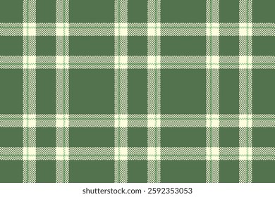 Elegant sage green and cream plaid pattern.  Perfect for textile design, apparel, home decor, and web backgrounds.  Classic, timeless style evokes feelings of nature and comfort.