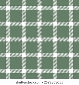 Elegant sage green and white plaid pattern.  Perfect for textile design,  wrapping paper, or website backgrounds. This classic check evokes feelings of comfort and style.