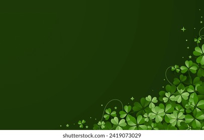 Elegant Saint Patrick's Day Background, for banner, flyer, poster, sales, etc. vector illustration