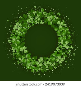 Elegant Saint Patrick's Day Background, for banner, flyer, poster, sales, etc. vector illustration