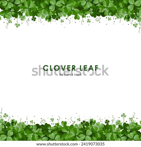 Elegant Saint Patrick's Day Background, for banner, flyer, poster, sales, etc. vector illustration